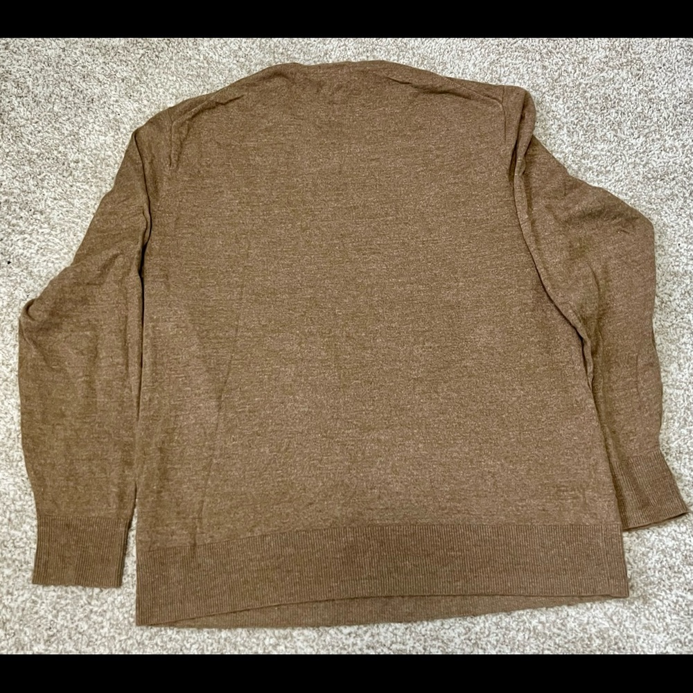 Old Navy light brown, light weight sweater, extra large - Picture 2 of 4